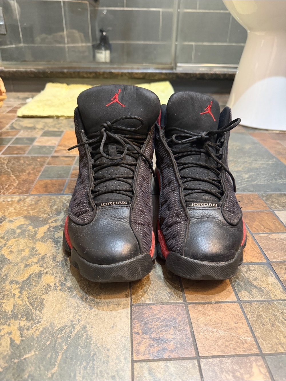 Jordan Retro 13 Black Red Sneakers